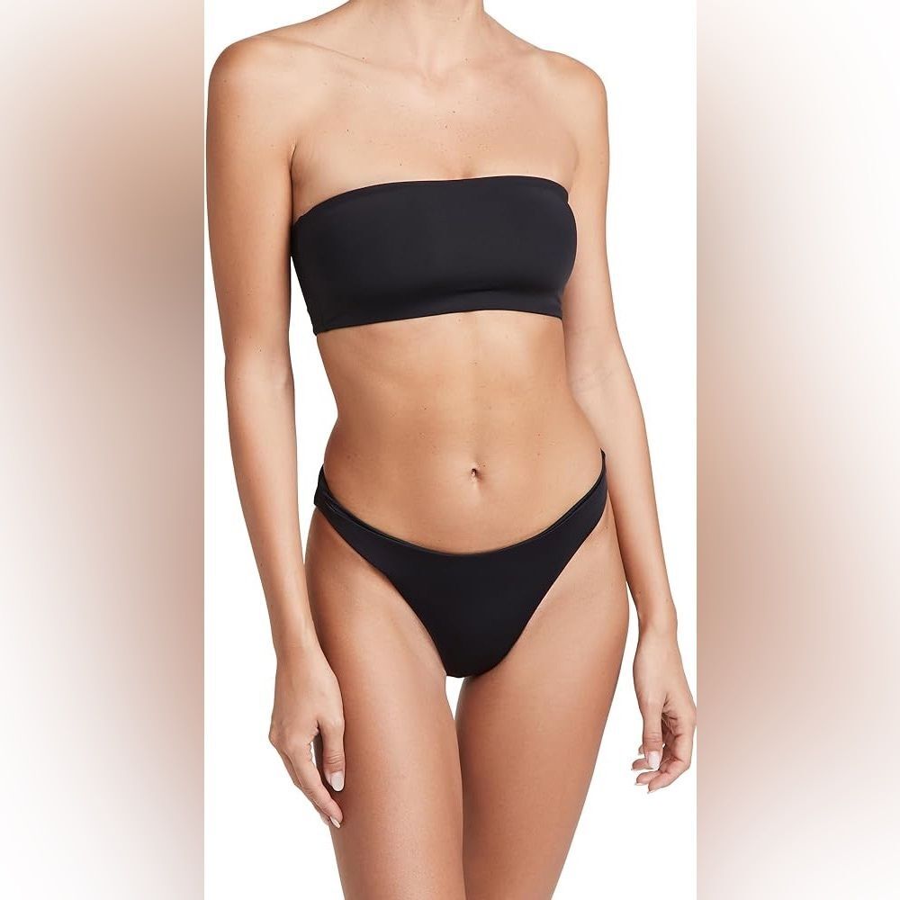 Good American better band bikini top high shine size 2 (medium)